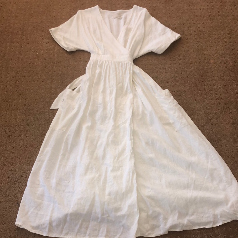 White Wrap Dress